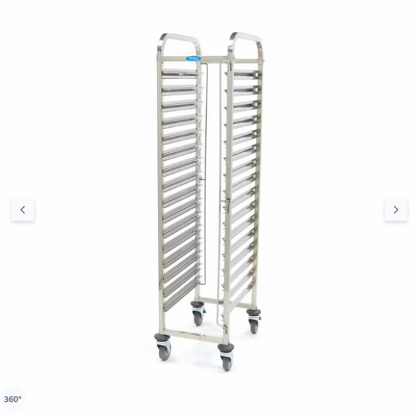  Καροτσάκι δίσκων Gastronorm - Χωράει 16 δίσκους - 1/1 GN